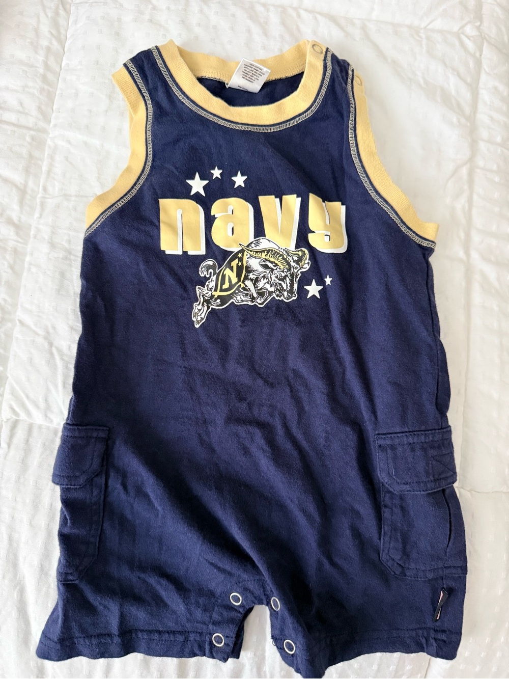 Colosseum Navy Sleeveless Tank Romper